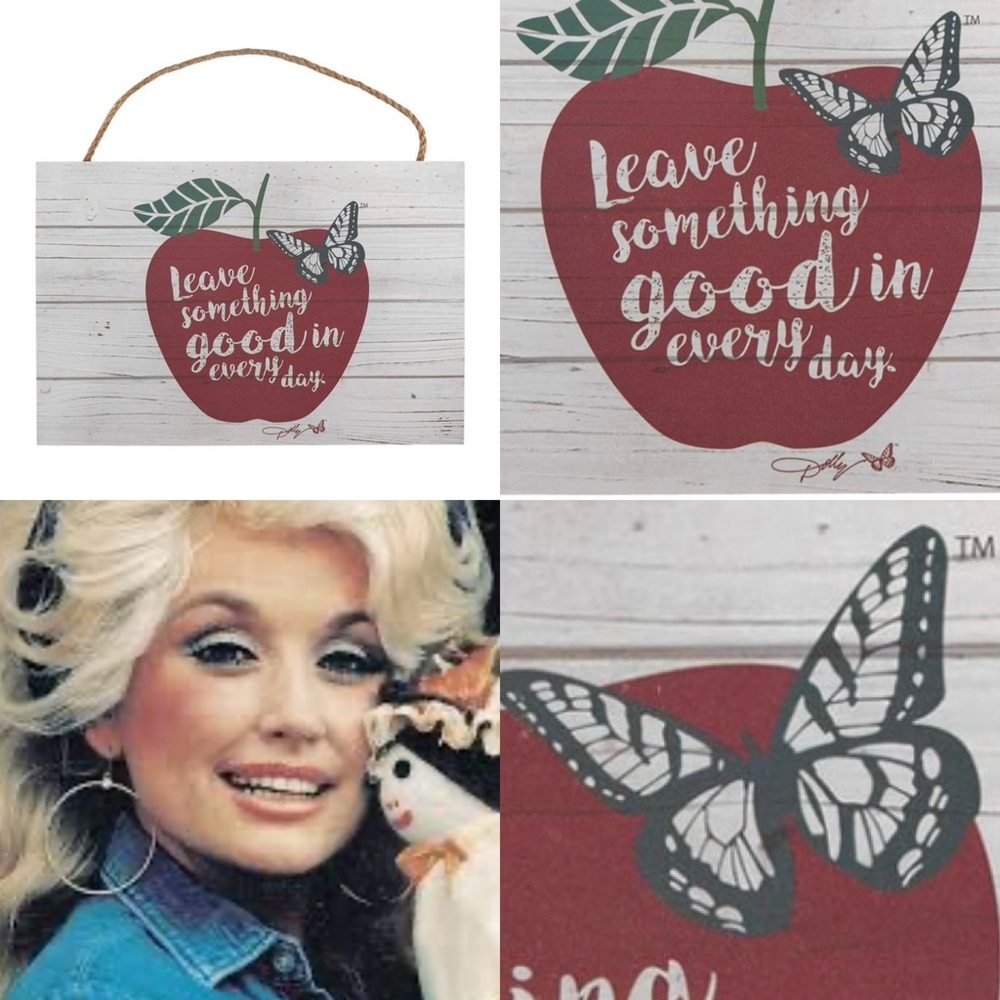 Dolly Parton limited edition Wooden sign🍎